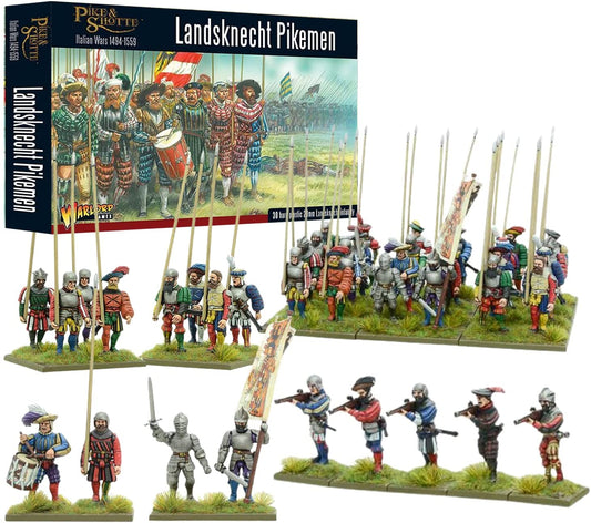 Pike and Shotte: Italian Wars 1494 - 1559: Landsknechts Pikemen