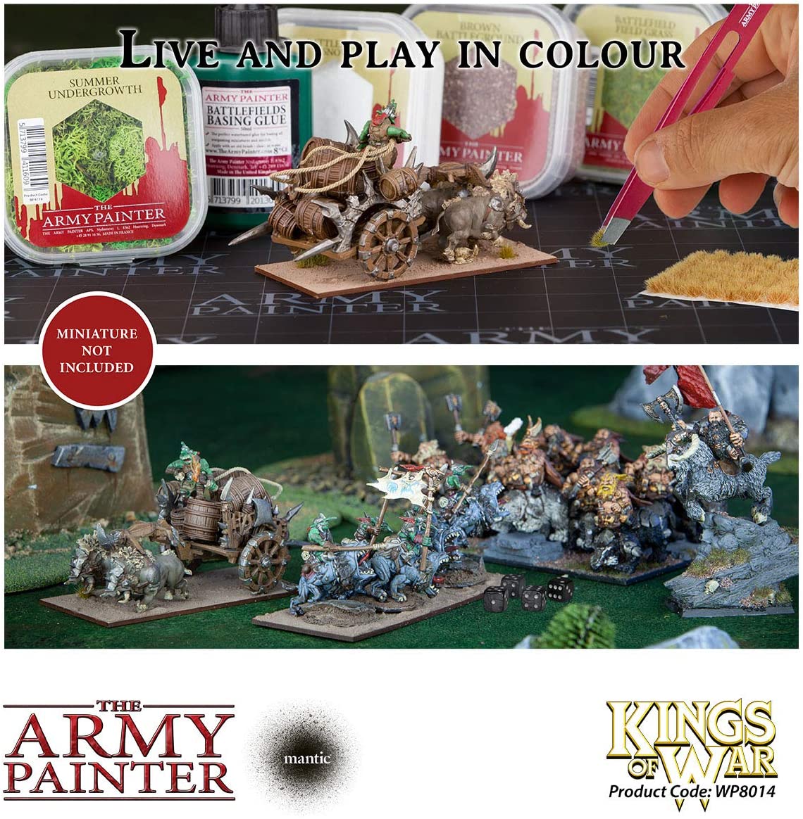  The Army Painter Miniatures Paint Set, 10 Model Paints
