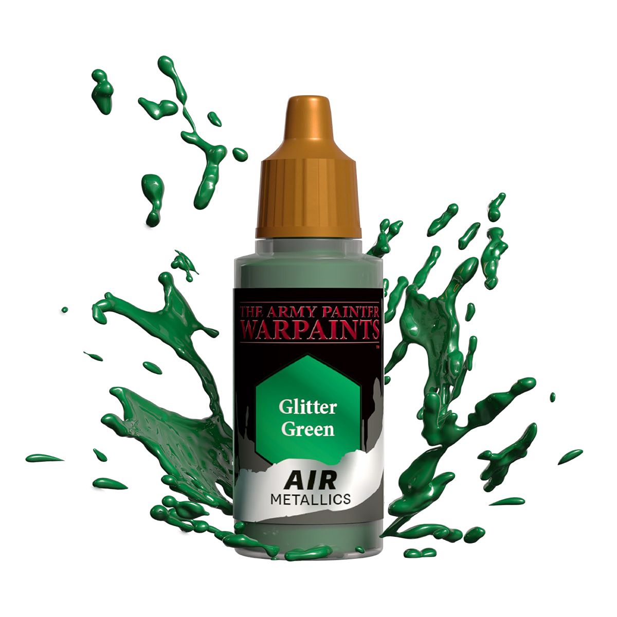 The Army Painter - Warpaints Air Metallics: Glitter Green (18ml/0.6oz)