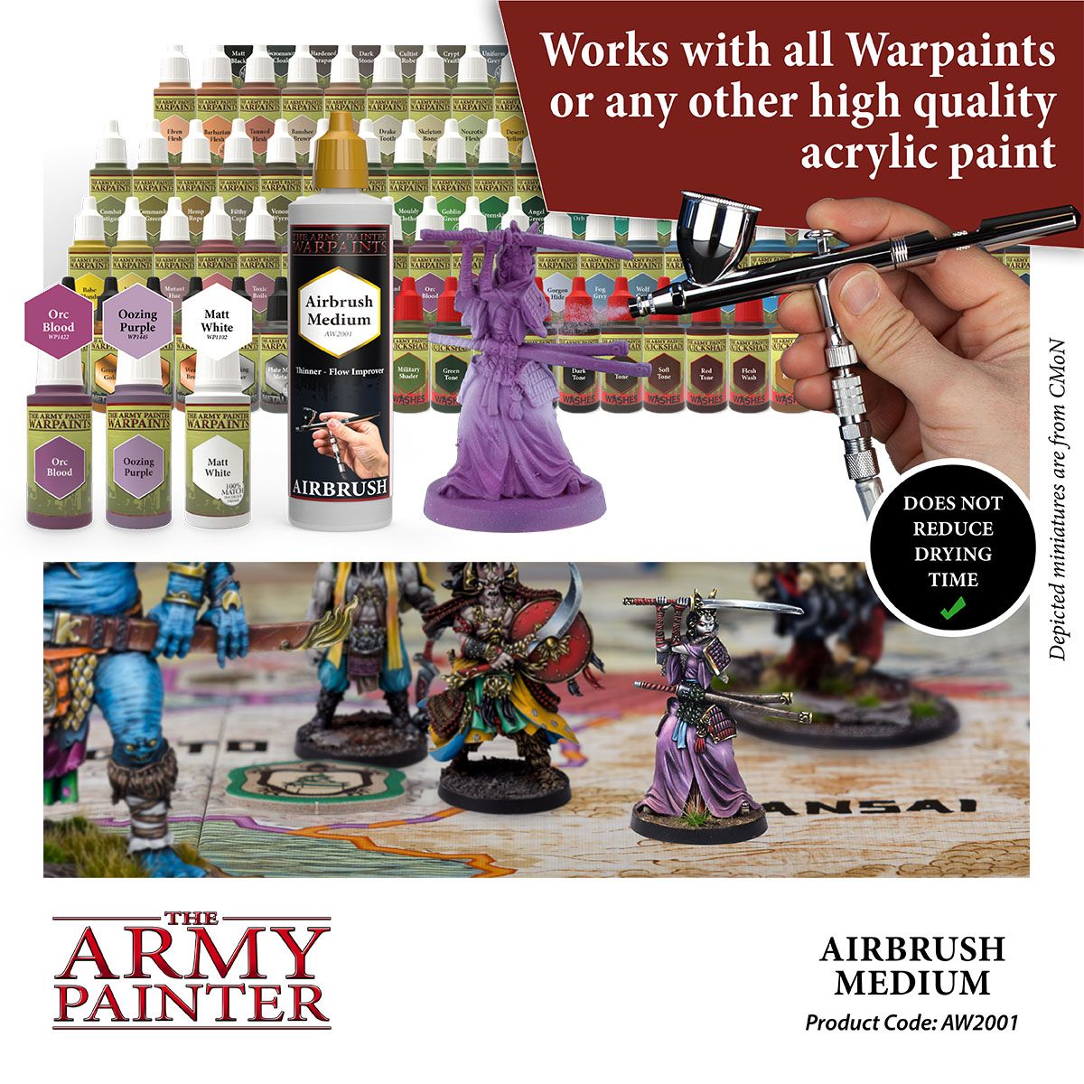 Thinning Water Based Acrylic Paint for miniature painting Fresh