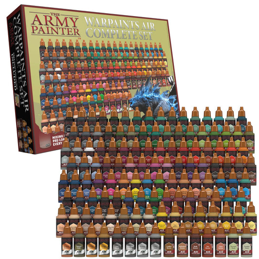 Army Painter Warpaints Air Acrylic (cont.), Metallic & Fluorescent Singles
