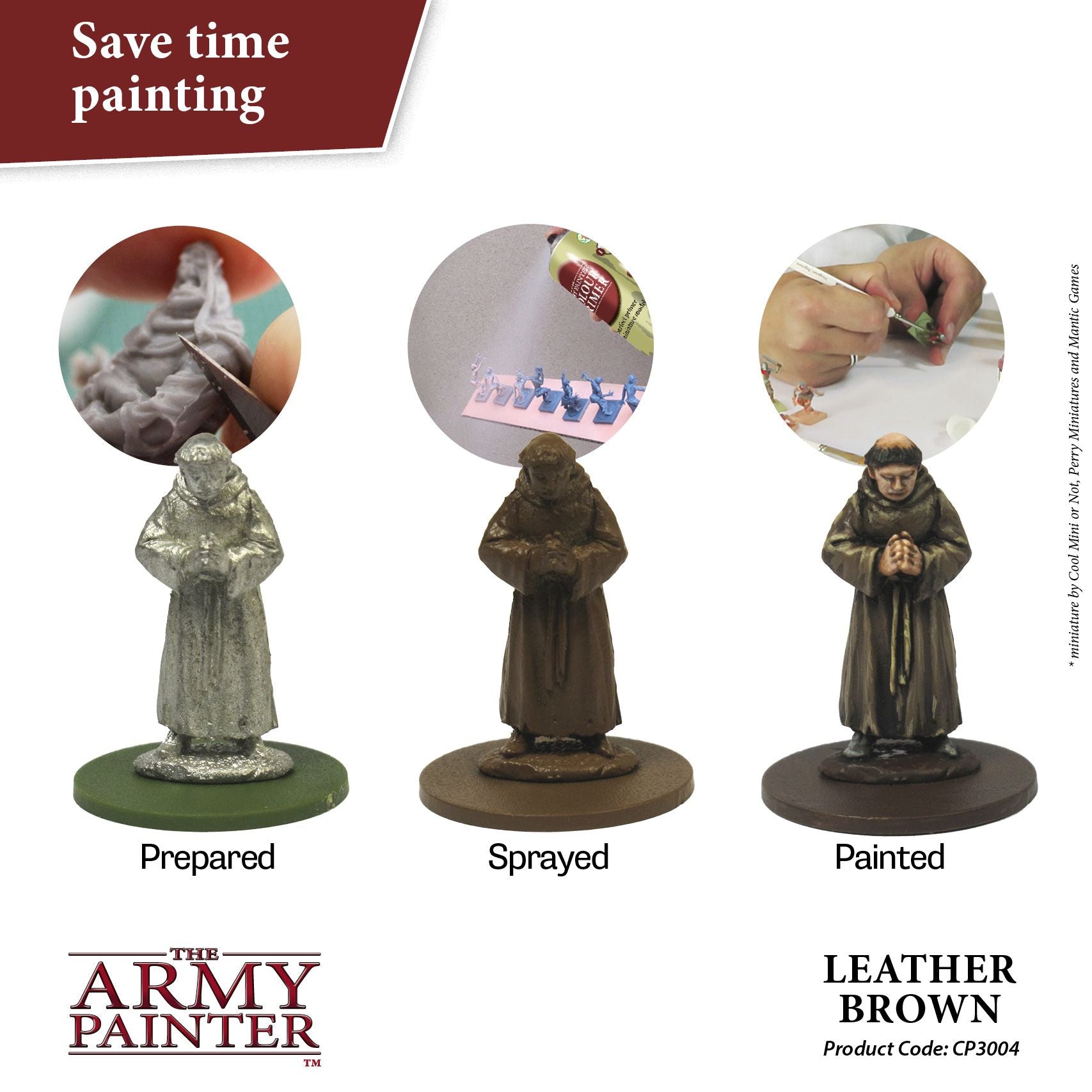 The Army Painter - Colour Primer: Leather Brown