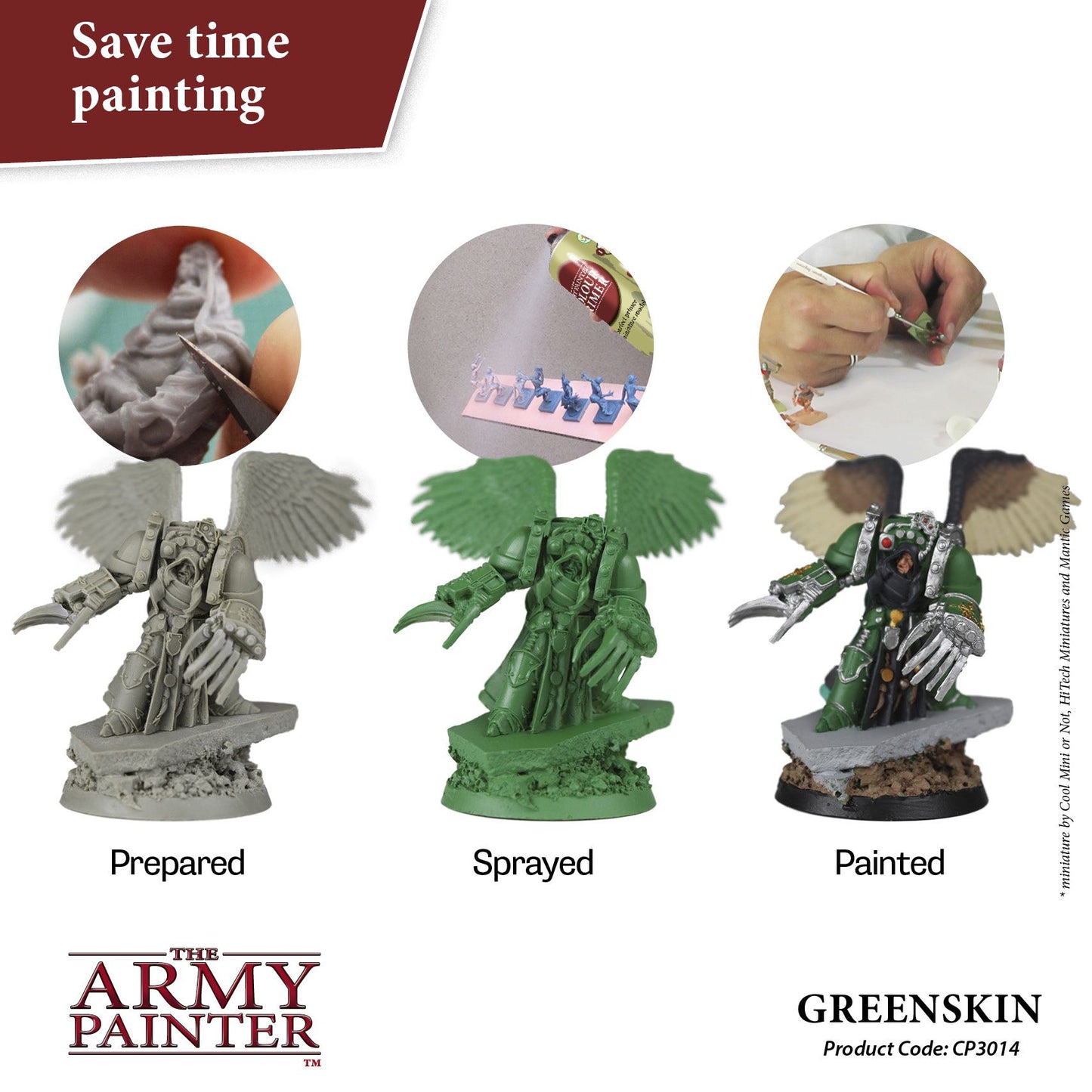 The Army Painter - Colour Primer: Greenskin (400ml/13.5oz)