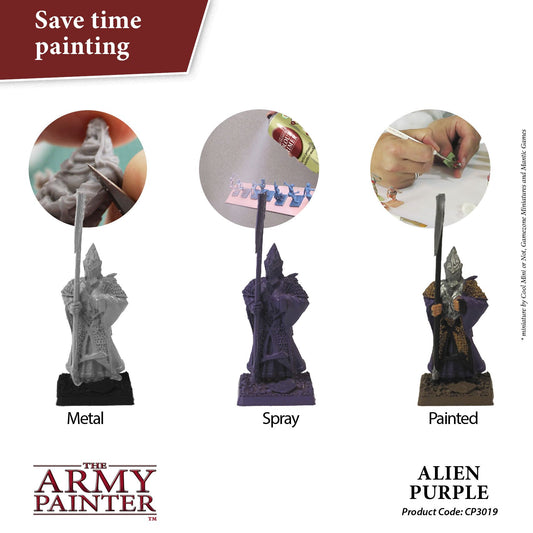 The Army Painter - Colour Primer: Alien Purple (400ml/13.5oz)