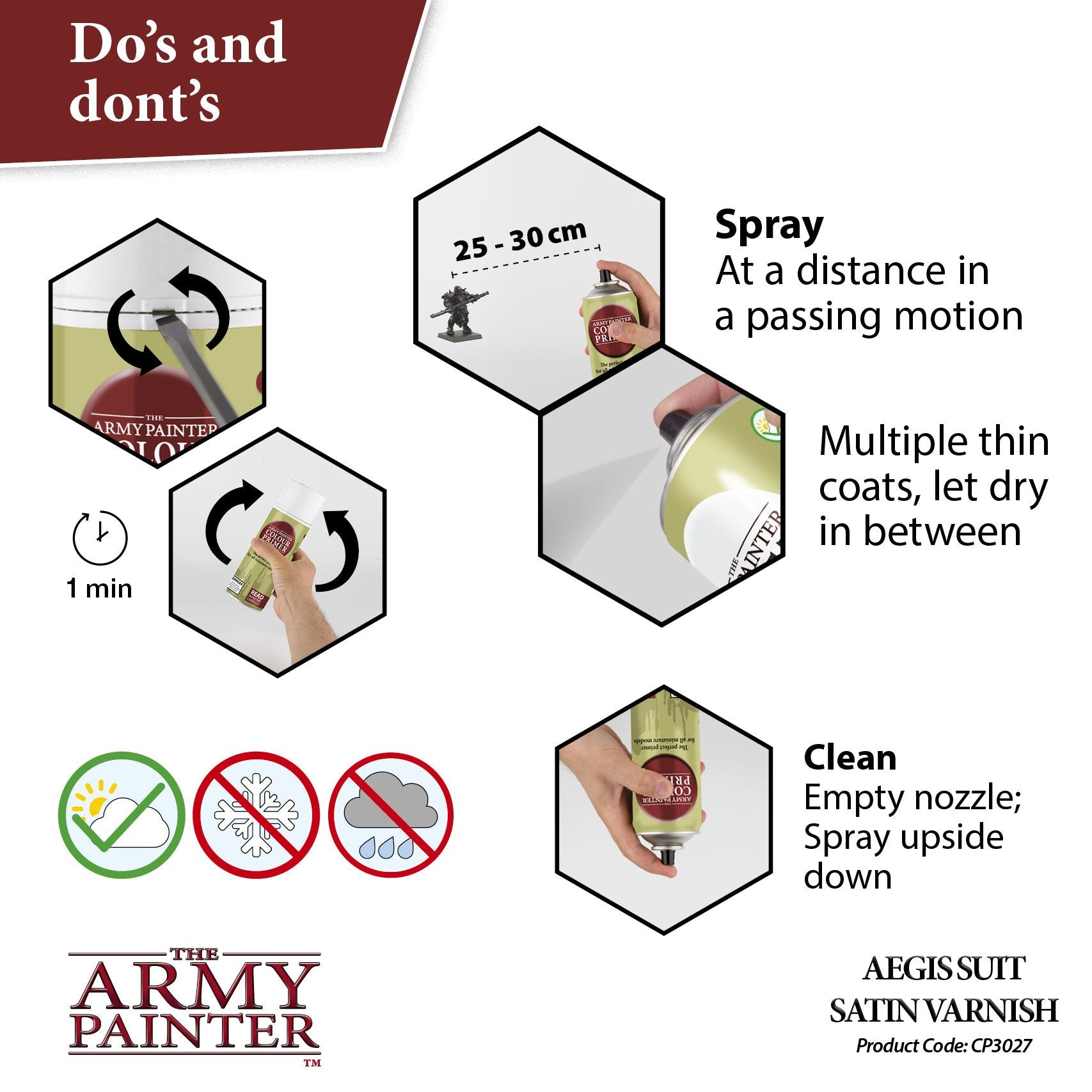 The Army Painter - Colour Primer: Aegis Suit Satin Varnish