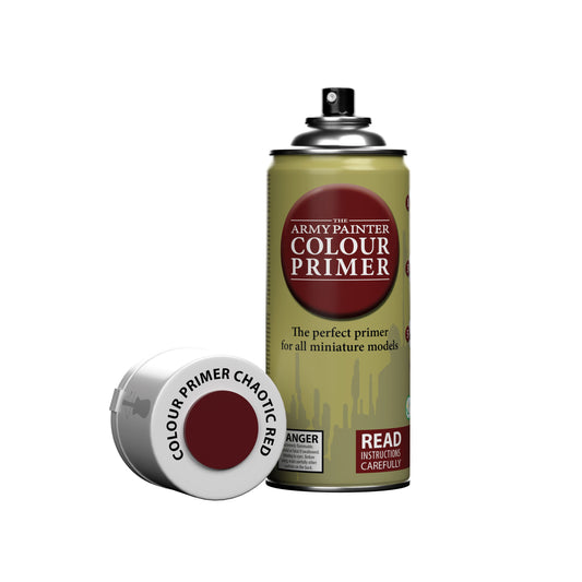 The Army Painter - Colour Primer: Chaotic Red (400ml/13.5oz)