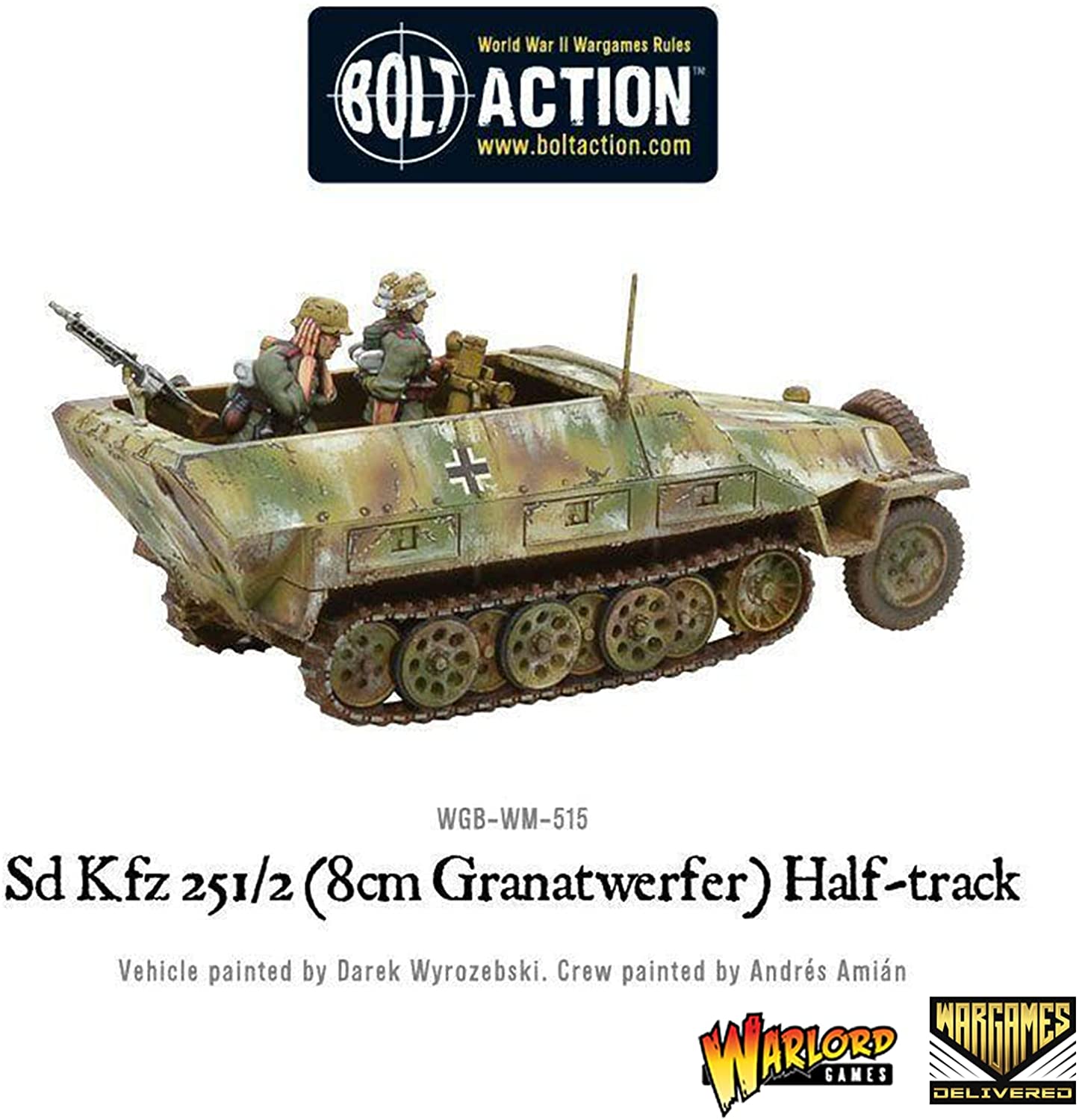 Bolt Action - Tank War: Sd.Kfz 251/2 Ausf D (8cm Granatwerfer) Half-Track + Digital Guide