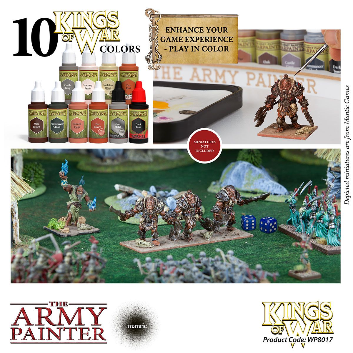 The Army Painter - Kings of War: Ogres Paint Set