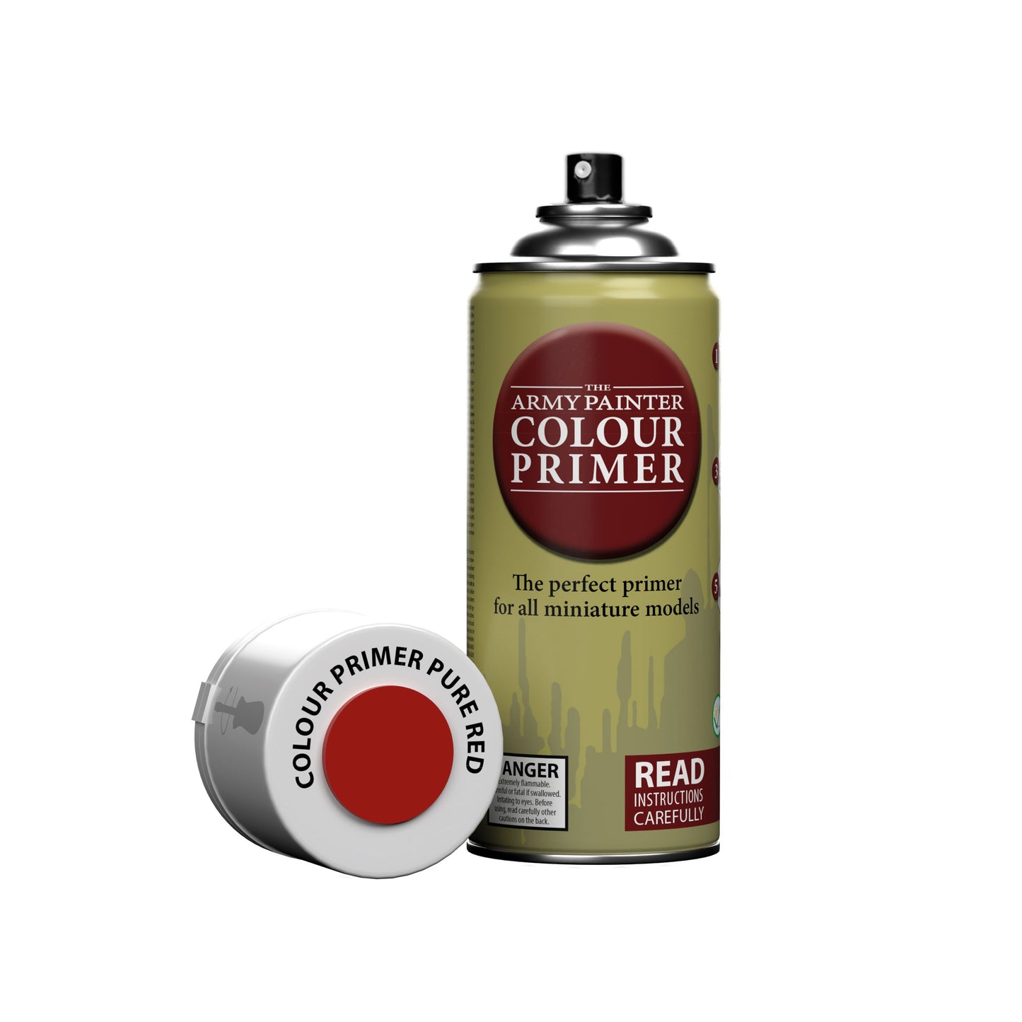 The Army Painter - Colour Primer: Pure Red (400ml/13.5oz)