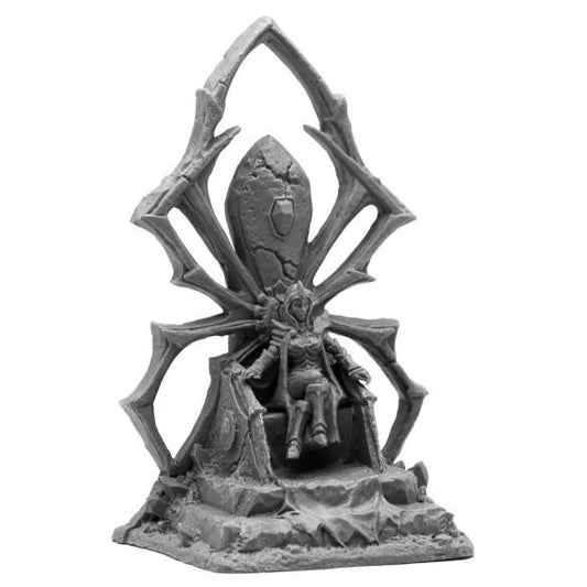 Reaper Bones: BK Dark Elf Queen on Throne