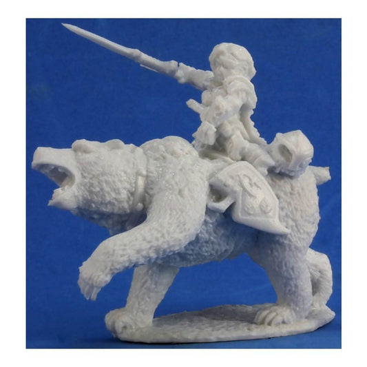 Reaper Bones: Ursula, Dwarven Bear Rider