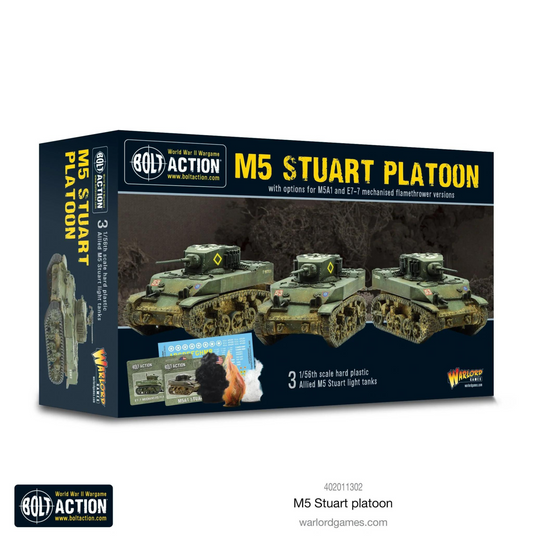 Bolt Action - Great Britain: M5 Stuart Platoon