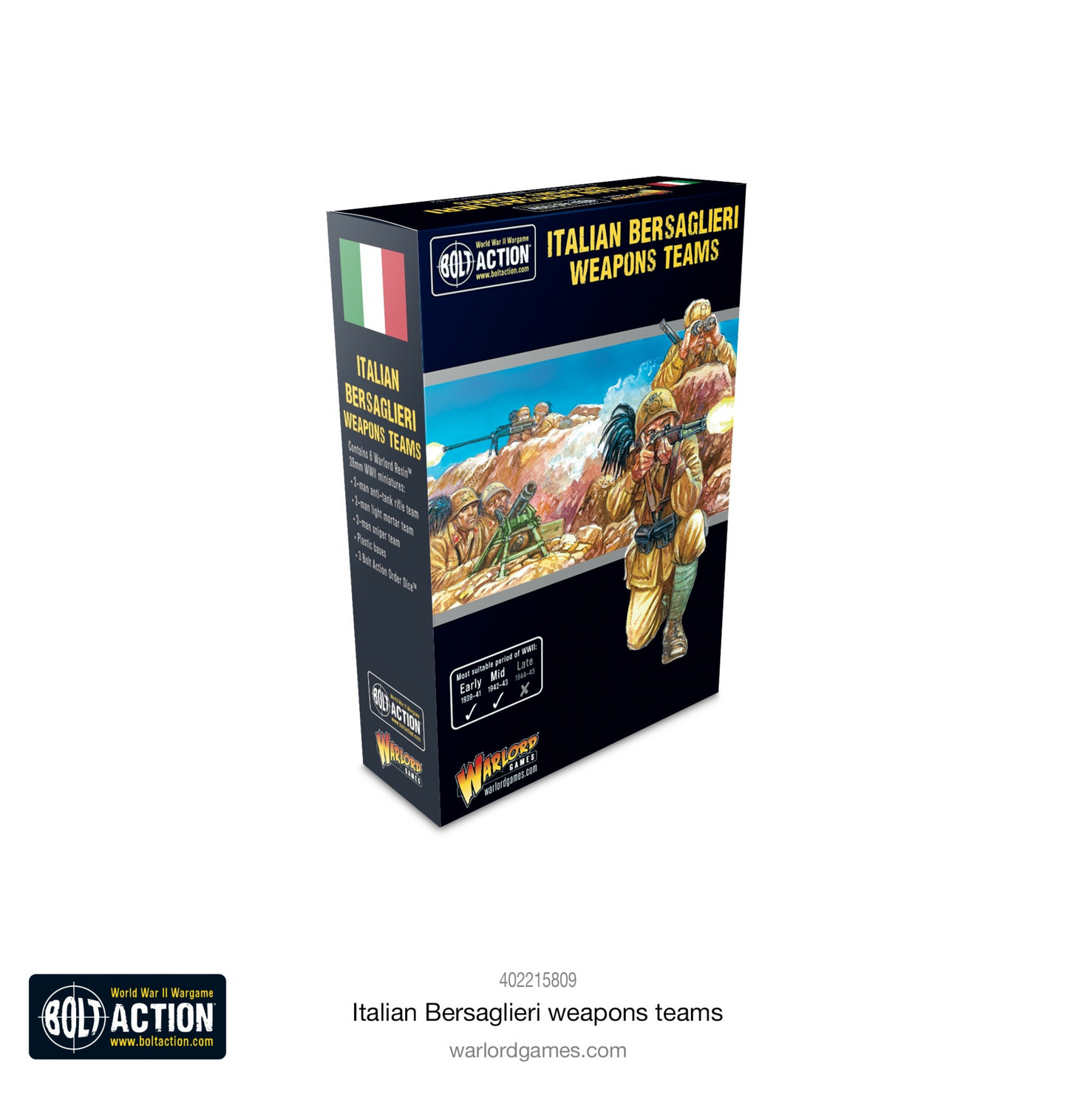 Bolt Action - Italy: Italian Bersaglieri Weapons Teams