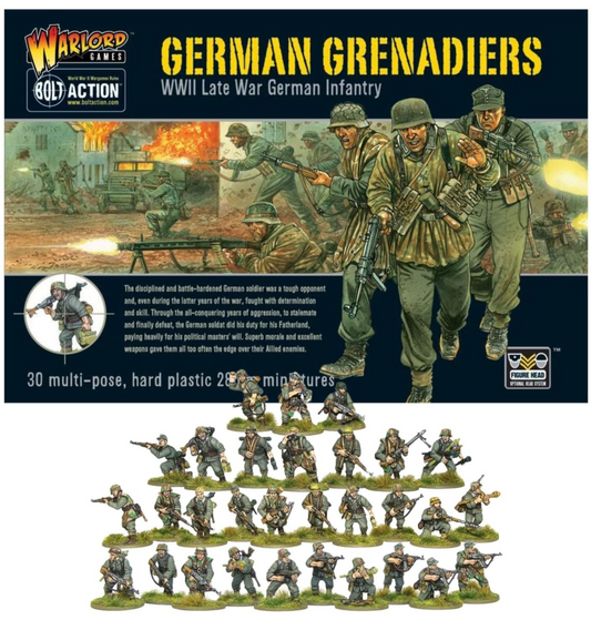 Bolt Action - Germany: German Grenadiers WWII Late War Infantry