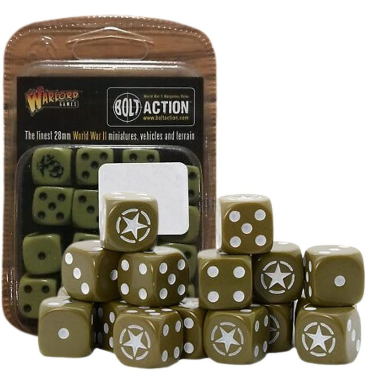 Bolt Action - USA: Allied Star D6 Dice Pack