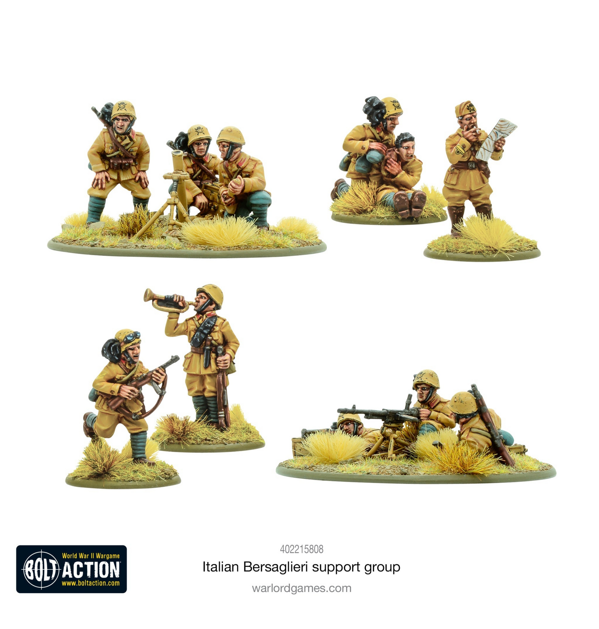 Bolt Action - Italy: Italian Bersaglieri Support Group