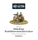 Bolt Action -  Germany: Afrika Korps Kradschutzen Motorcycle and Sidecar