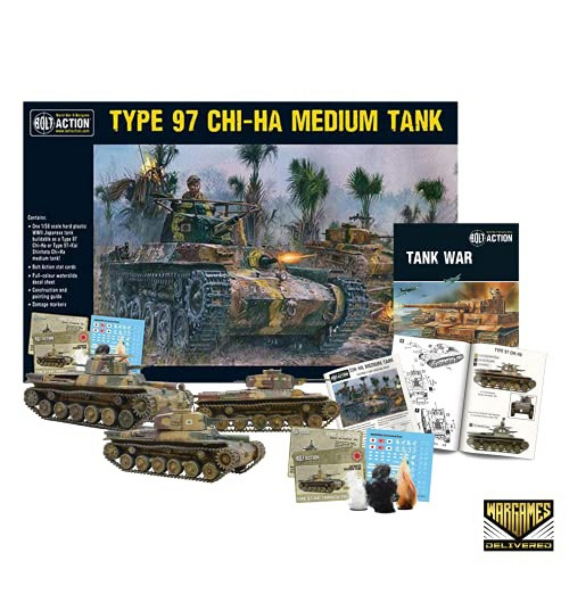 Bolt Action - Tank War: Type 97 Chi-Ha Medium Tank + Digital Guide