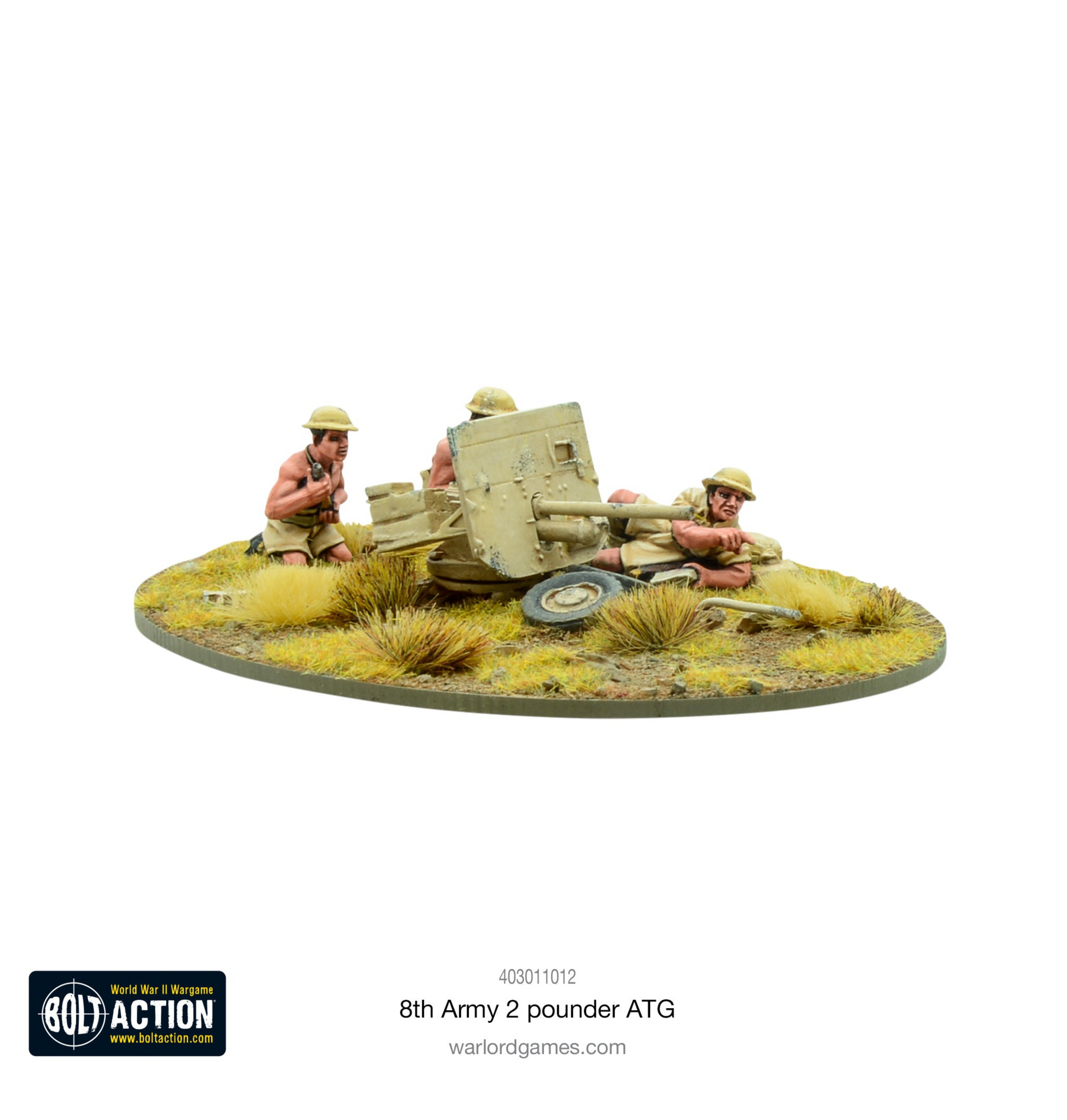 Bolt Action -  Great Britain: 8th Army 2 pounder ATG