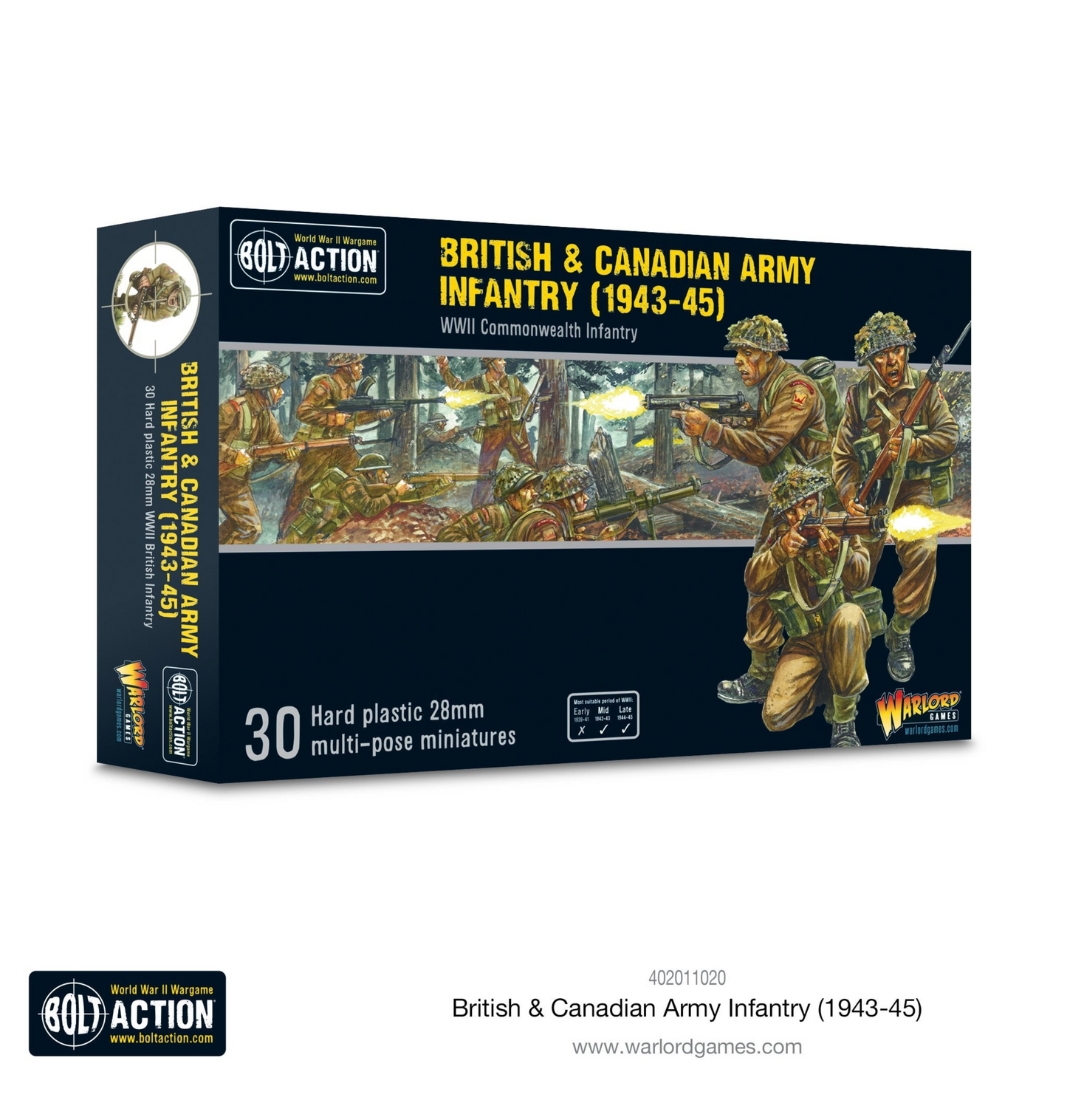 Bolt Action -  Great Britain: British & Canadian Army infantry (1943-45)