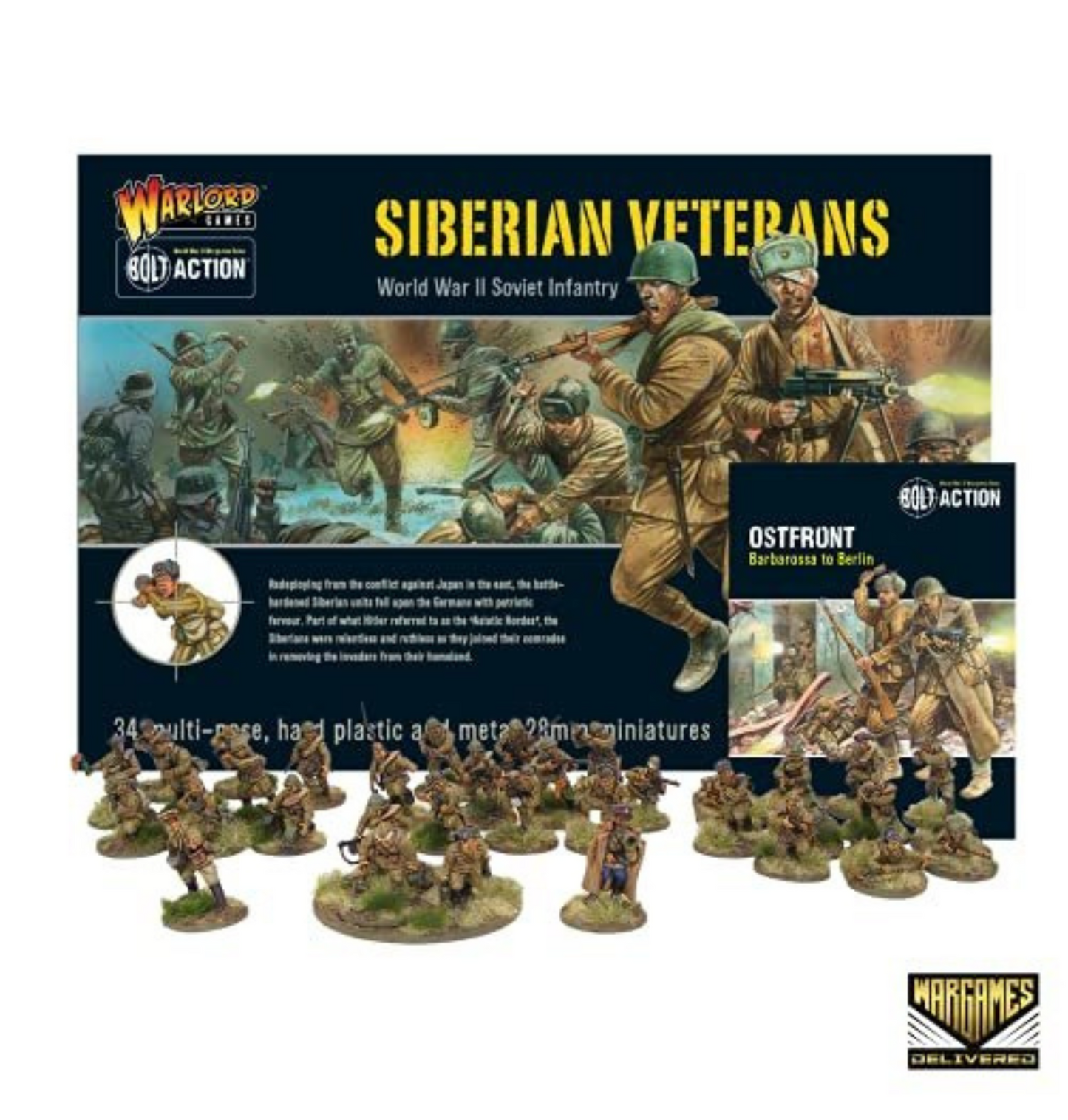 Bolt Action - Soviet Union: Siberian Veterans Set + Digital Guide: Ostfront