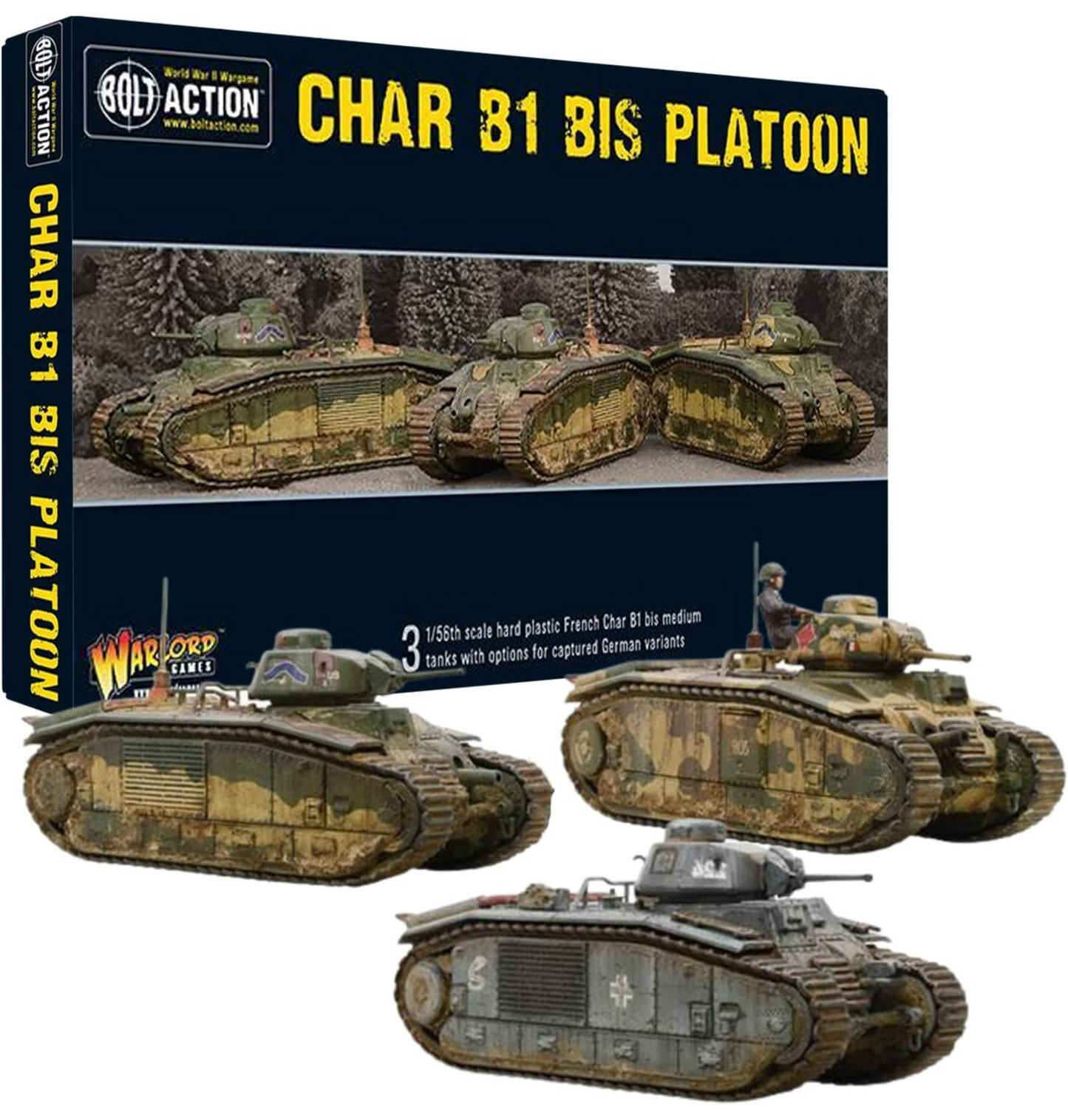 Bolt Action - Tank War: Char B1 bis Platoon