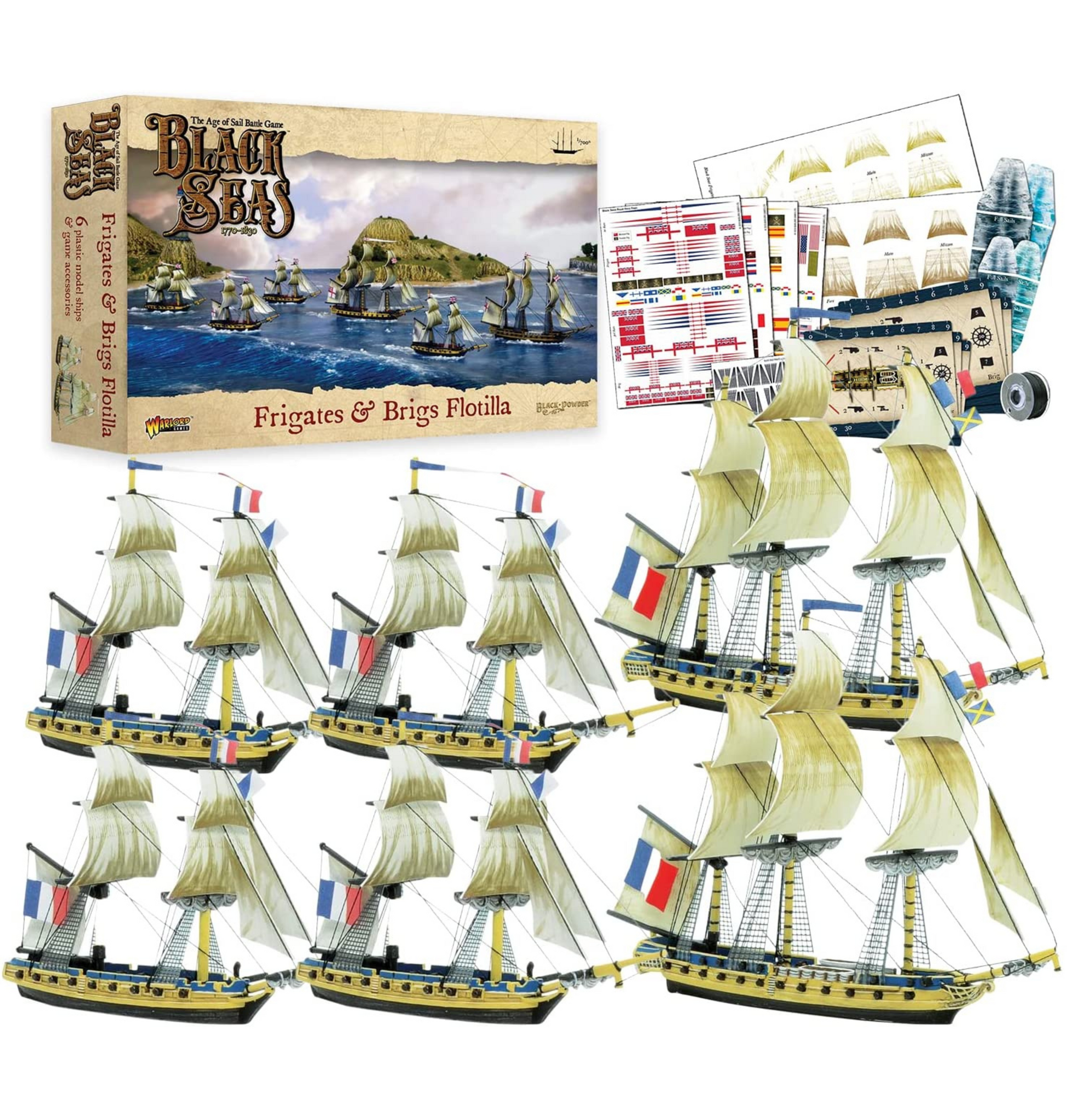 Black Seas - All Fleets: Frigates & Brigs Flotilla (1770 - 1830)