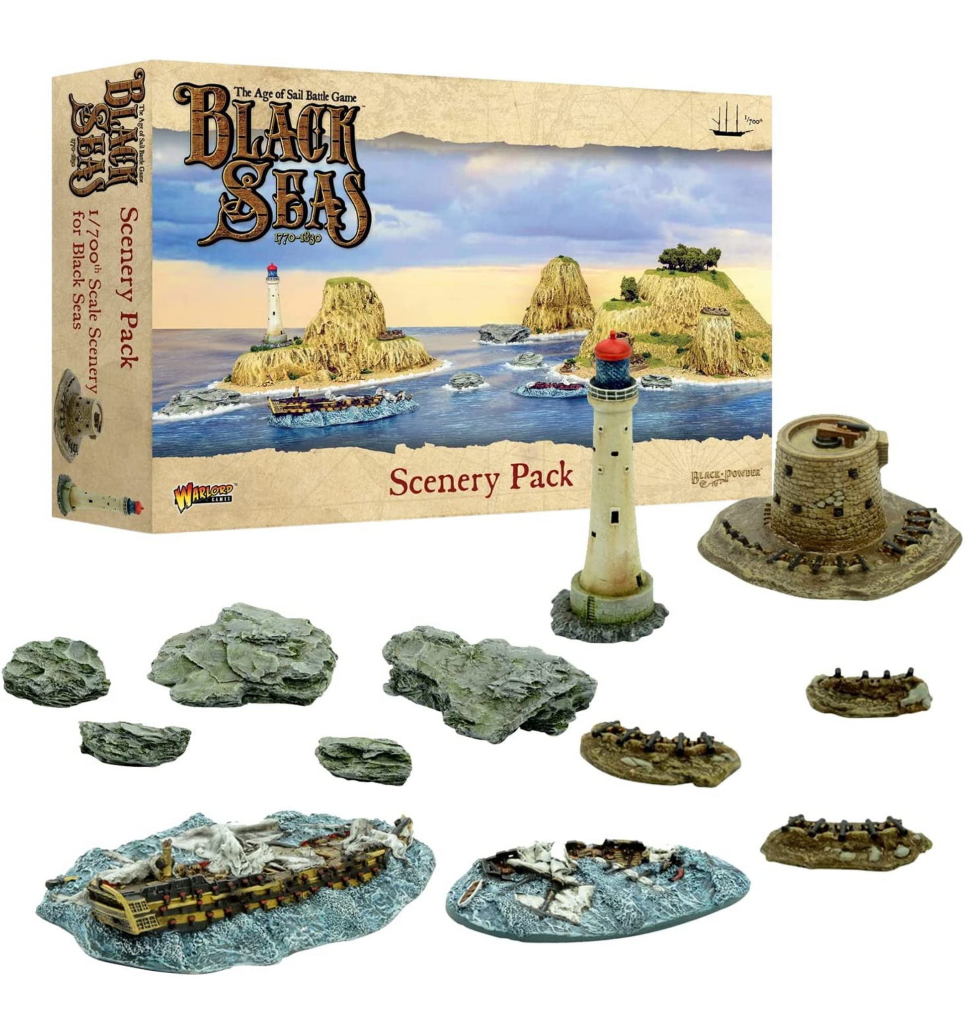 Black Seas  - All Fleets: Scenery pack (1770 - 1830)