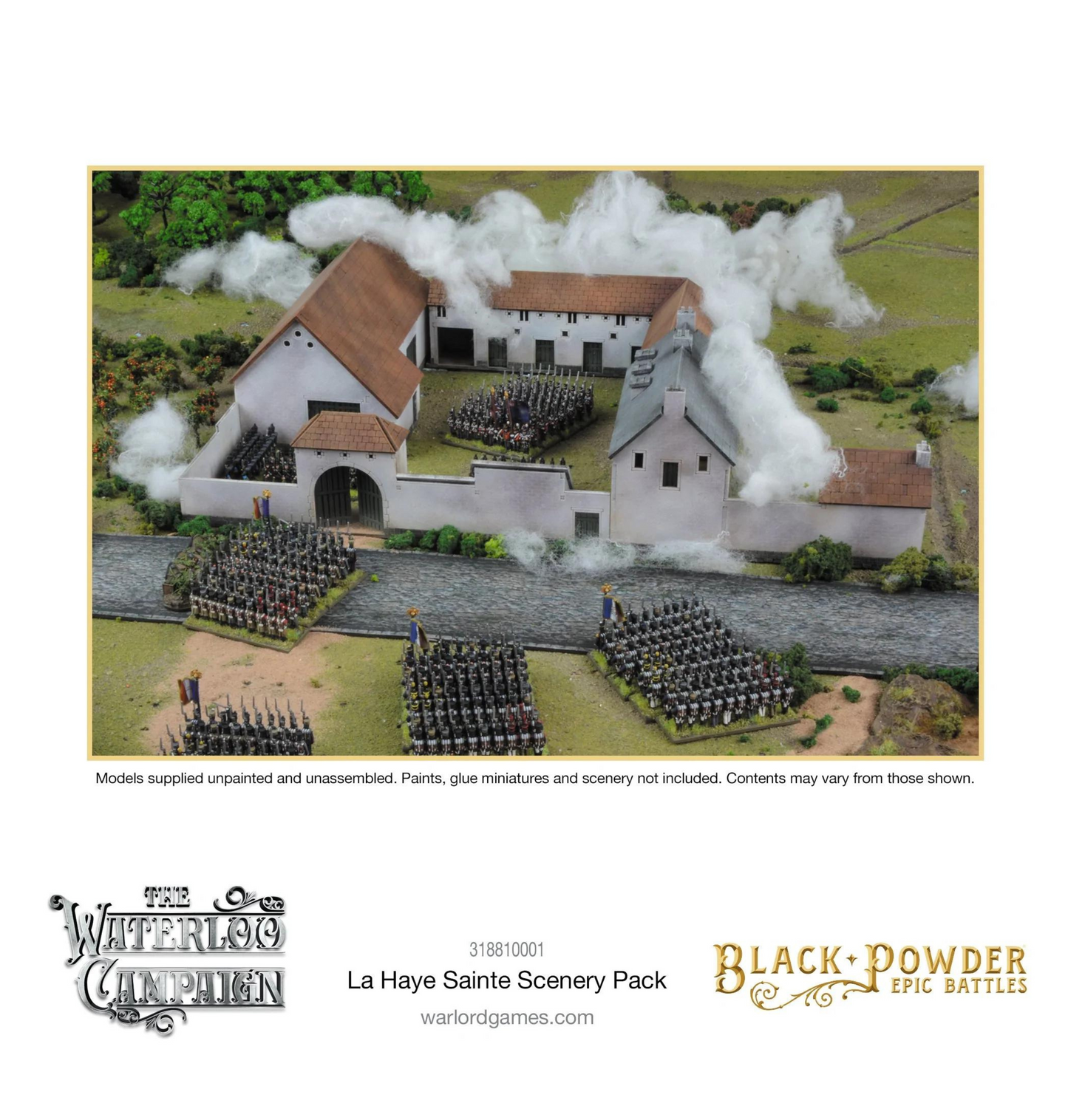 Black Powder Epic Battles - Waterloo:  La Haye Sainte Scenery Pack