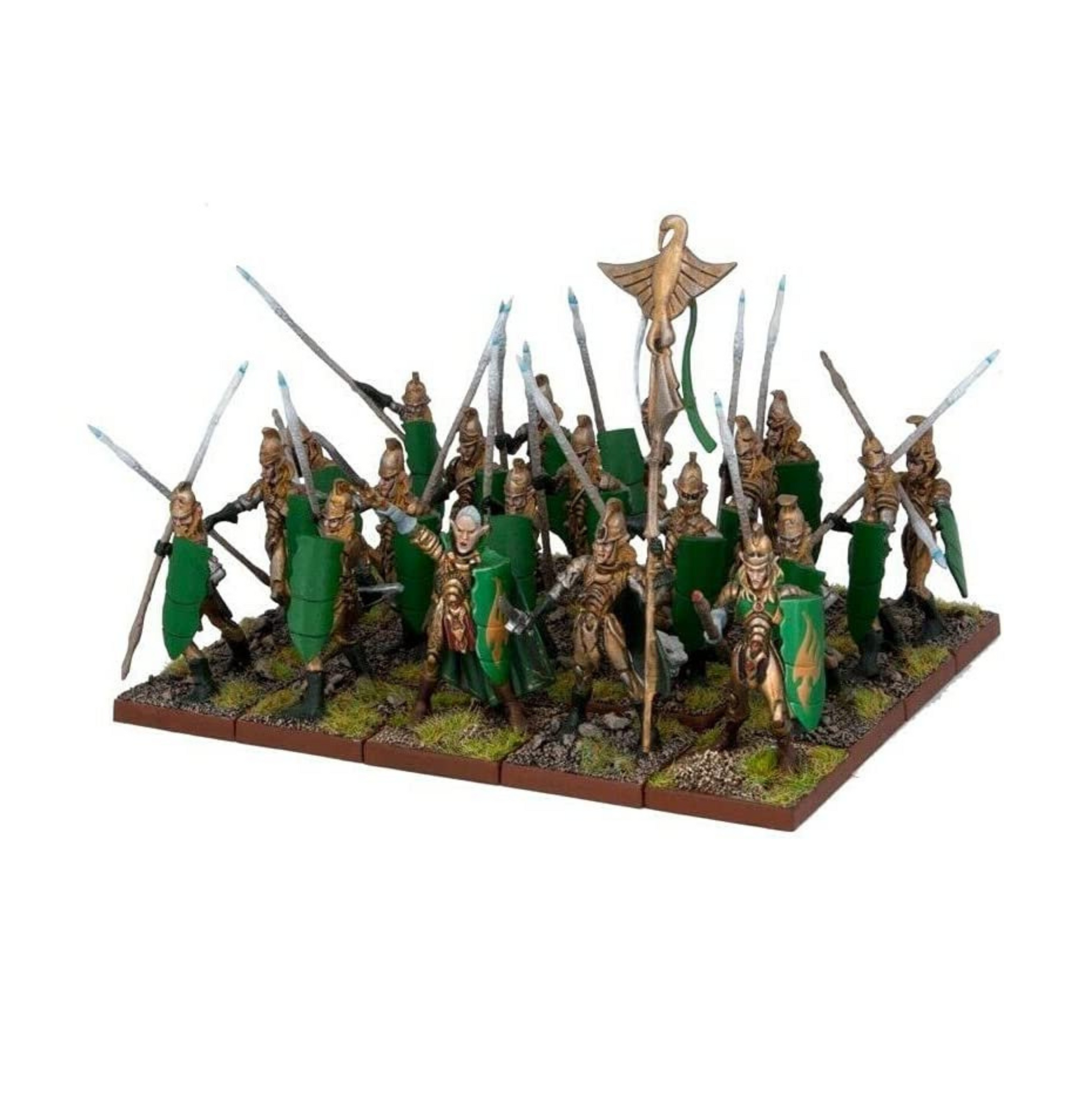 Kings of War 3E: Elf Spearmen Regiment