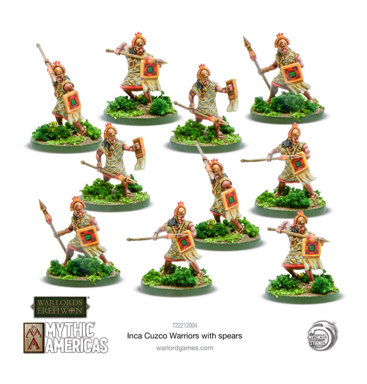 Mythic Americas - Inca: Cuzco Warriors with Spears