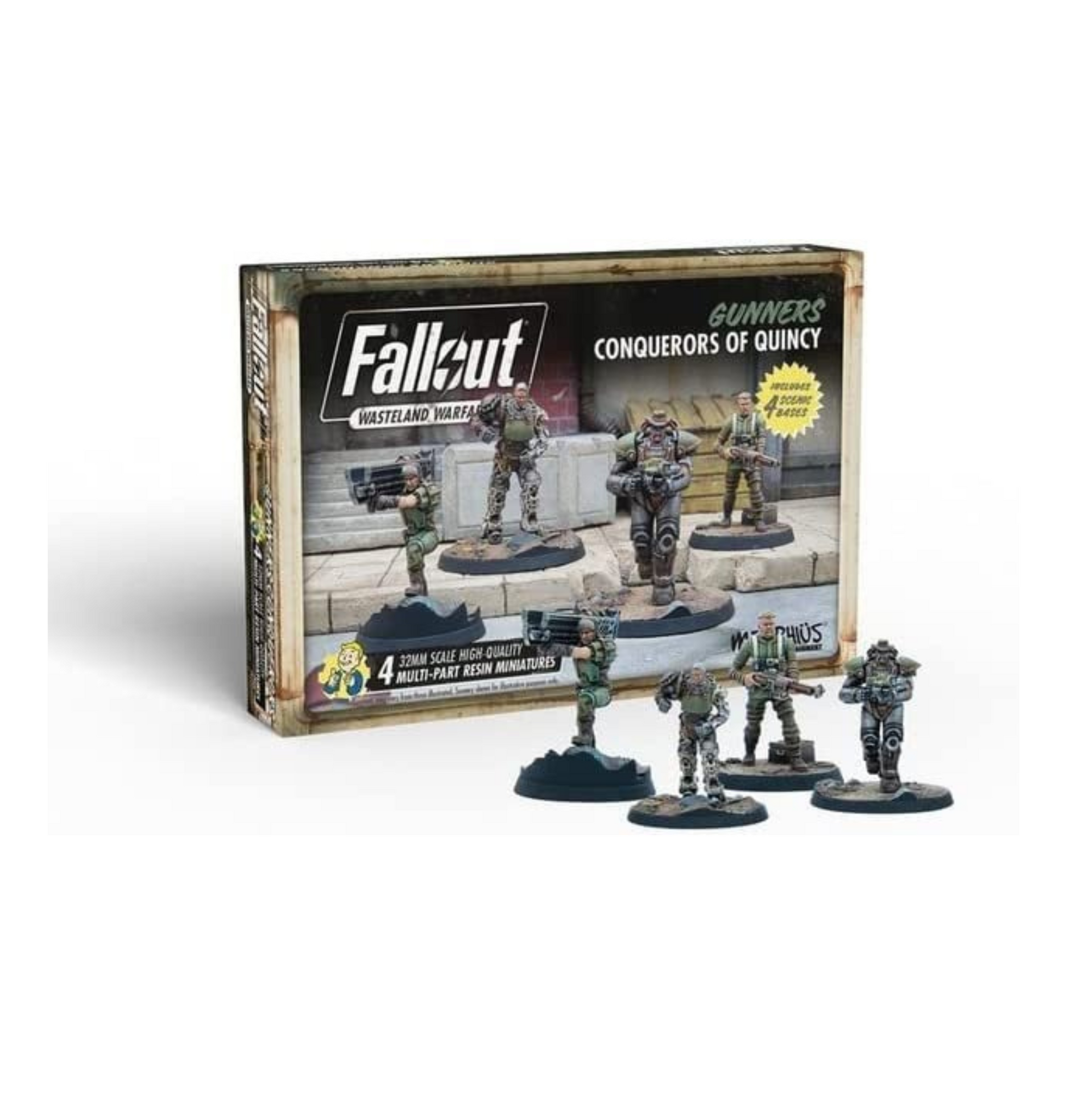 Fallout Wasteland Warfare: Gunners Conquerors of Quincy