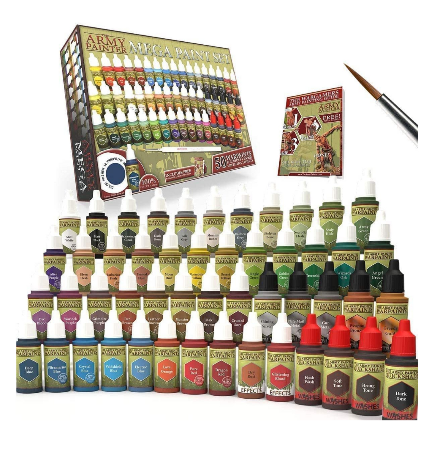 The Army Painter- Wargames Delivered Selection Model and Miniature Paint Set  for sale online