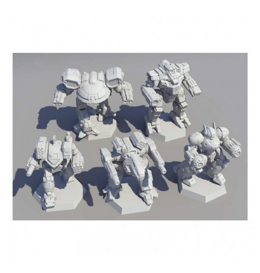 Catalyst Game Labs BattleTech Clan Heavy Battle Star, Grey