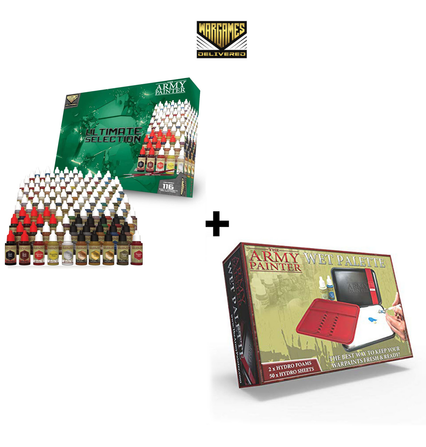 The Army Painter - Ultimate Selection Paint Set + Wet Palette Bundle