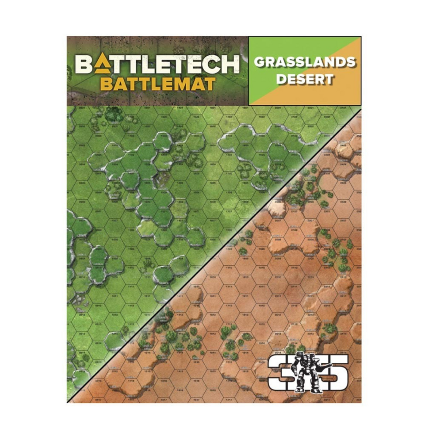BattleTech: Battle Mat: Grasslands Desert