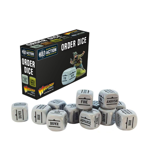 Bolt Action: Orders Dice Pack - Grey