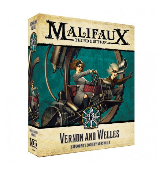 Malifaux 3E - Explorer's Society: Vernon and Welles