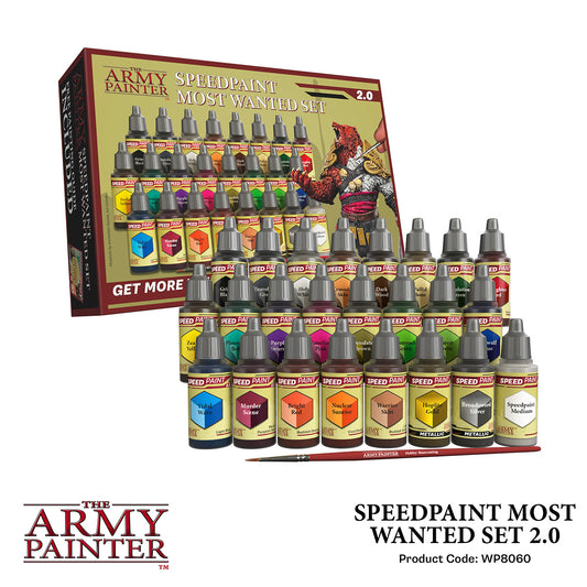  The Army Painter Wargamers Mega Paint Set Bundle with 13.5 oz  Matt Black and Uniform Grey Miniature Spray Primers - Miniature Painting  Kit with 100 Rustproof Mixing Balls and 60 Nontoxic