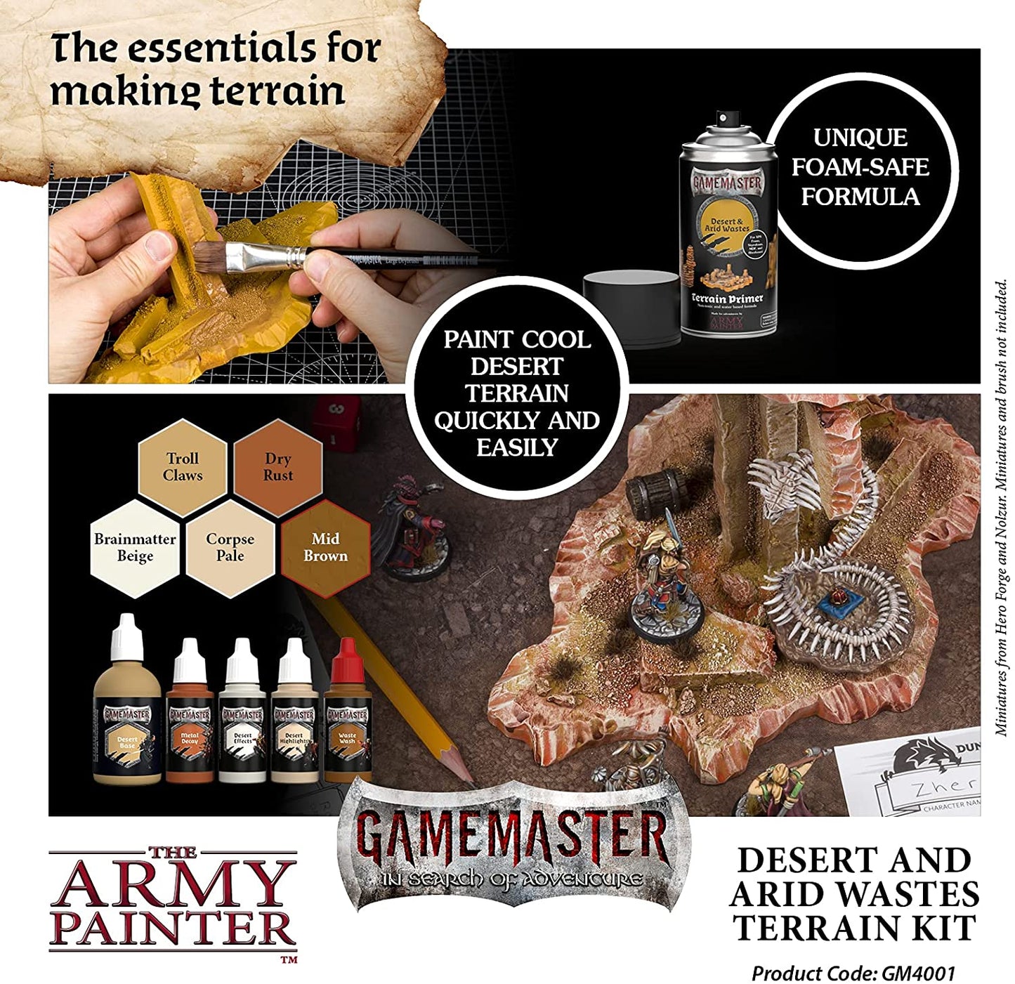 The Army Painter - Gamemaster: Desert & Arid Wastes Terrain Kit