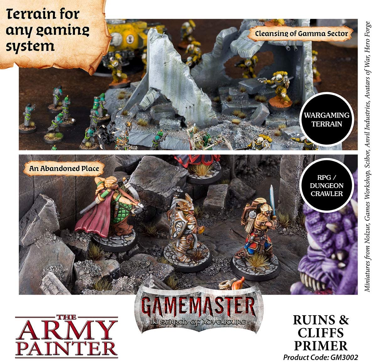 The Army Painter - Gamemaster Terrain Primer: Ruins & Cliffs