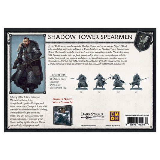A Song of Ice and Fire - Night's Watch: Shadow Tower Spearmen