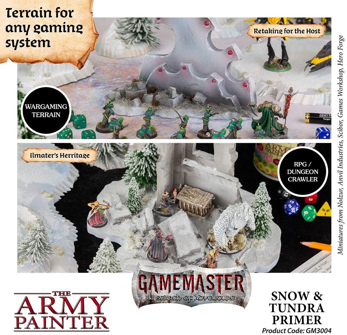 The Army Painter - Gamemaster: Snow & Tundra Terrain Primer