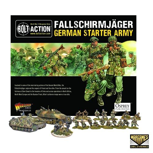 Bolt Action - Germany: Fallschirmjäger German Army Starter Set + Digital Guide: Armies of Germany 2nd Edition