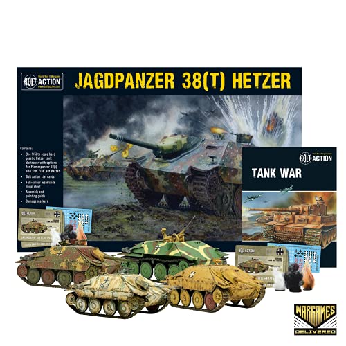 Bolt Action - Tank War: Hetzer German Tank + Digital Guide