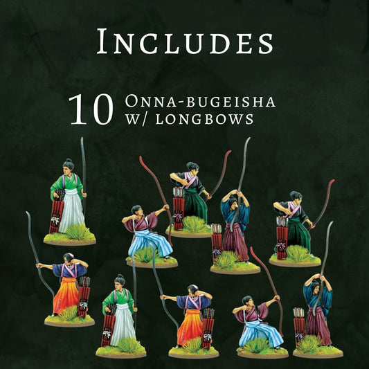 Warlords of Erehwon: Onna-Bugeisha with Longbows