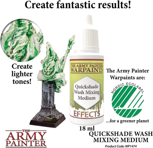 The Army Painter - Warpaints Effects: Quickshade Wash Mixing Medium (18ml/0.6oz)