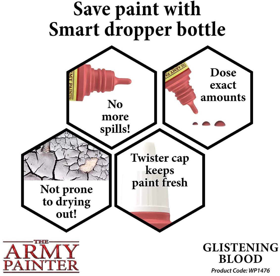 The Army Painter - Warpaints Effects: Glistening Blood (18ml/0.6oz)