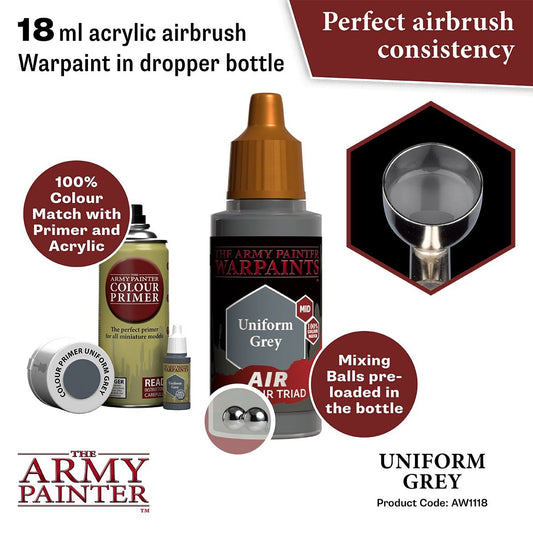 The Army Painter - Warpaints Air: Uniform Grey (18ml/0.6oz)