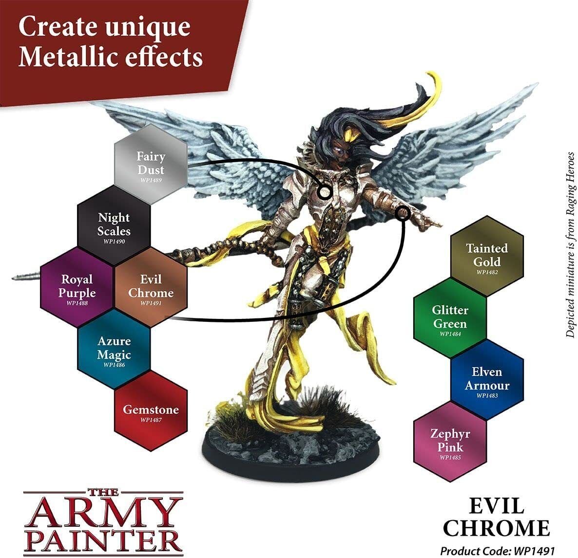 The Army Painter - Warpaints Metallics: Evil Chrome (18ml/0.6oz)